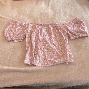 Off the shoulder blouse